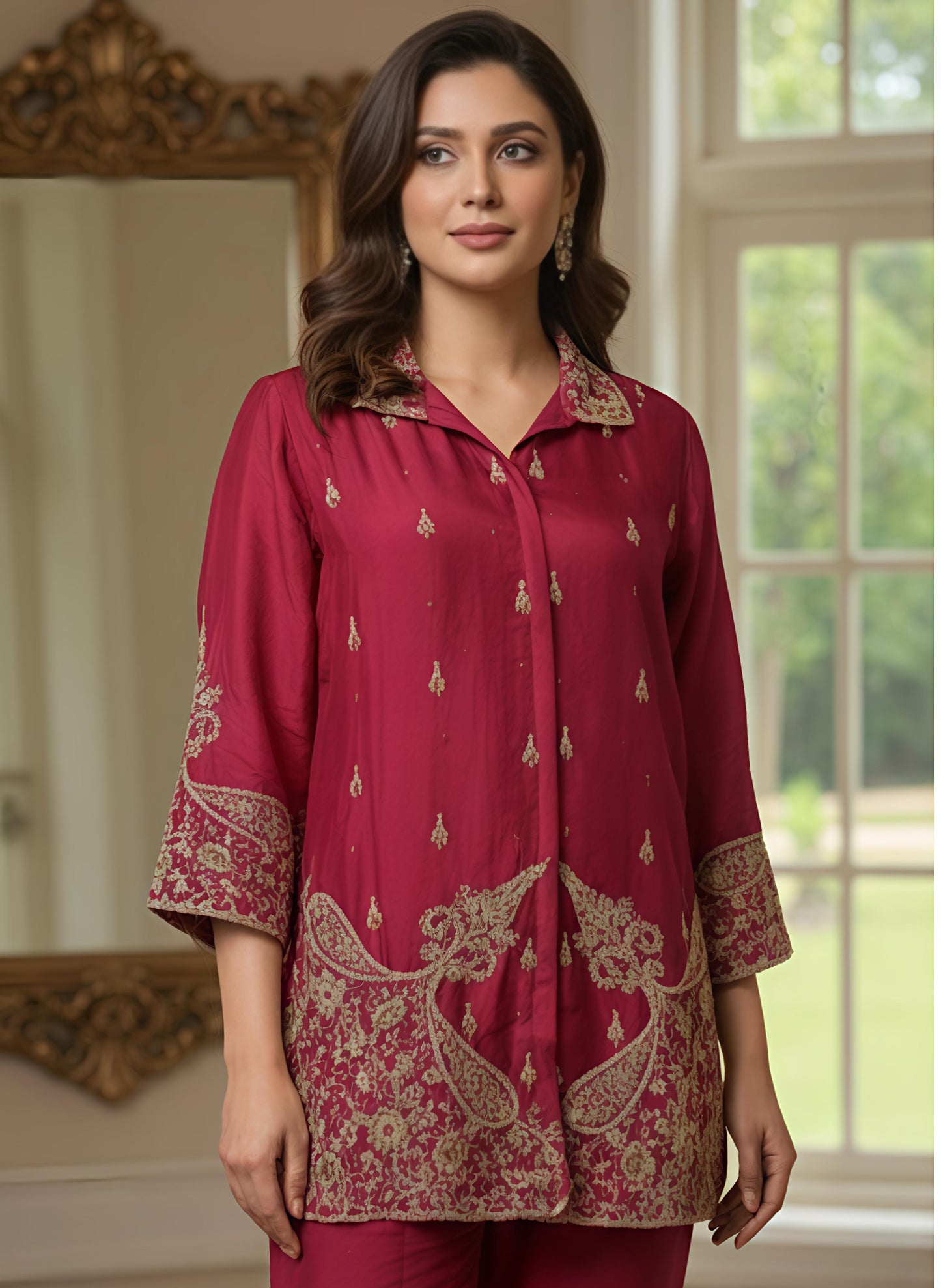 Royale Embroidered Co-ord Set