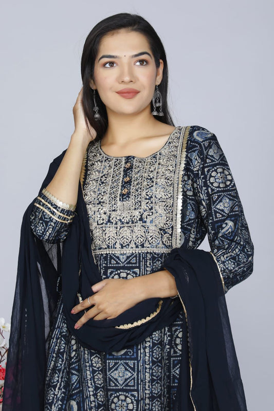Palazzo Suit with Dupatta