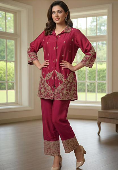 Royale Embroidered Co-ord Set