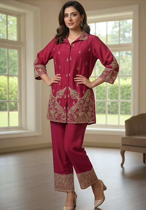 Royale Embroidered Co-ord Set