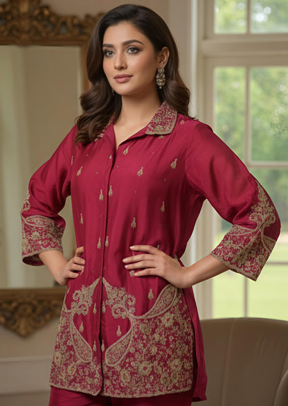 Royale Embroidered Co-ord Set