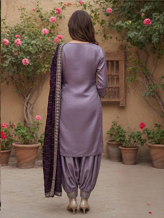 Royal Bloom – Embroidered Afghani Set by Elira