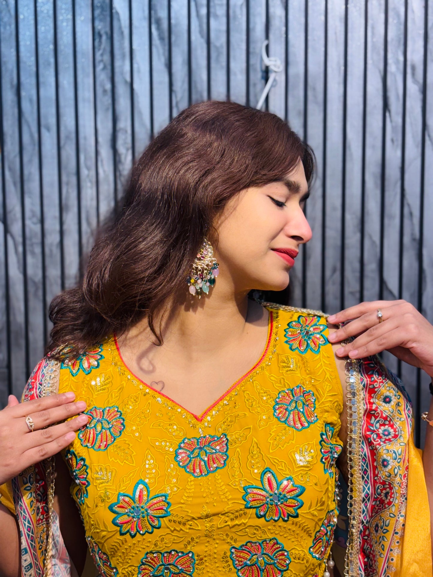 Elira “Sunlit Royale” Hand-Embroidered Drape Set