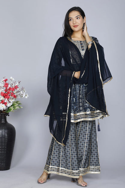 Palazzo Suit with Dupatta