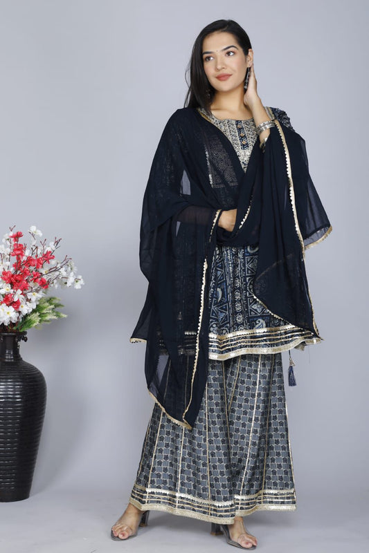 Palazzo Suit with Dupatta